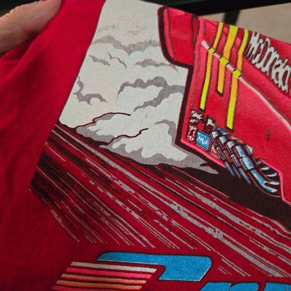 NHRA Rare Vintage Cruz Pedergon McDonald's Firebird Funny Car Size XL Kudzu Tee - Picture 15 of 16